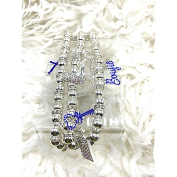 Jewelry - Silver Beads Apple Watch Charm Band